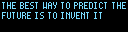 A quote wrapped onto two lines